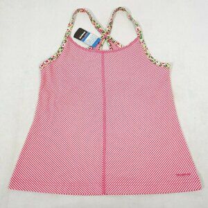 Patagonia Elena Tank Girls Sz XL Pink Striped